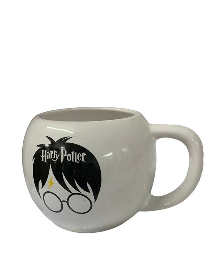 Taza redonda Harry Potter lentes cabeza