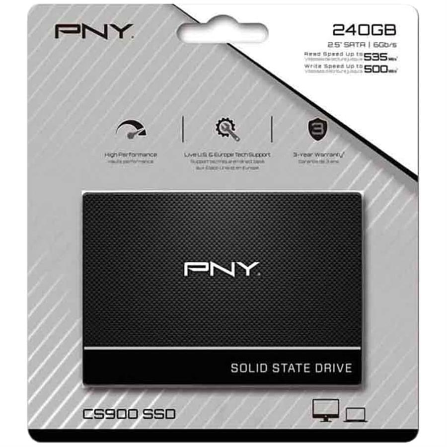 Disco solido SSD  PNY 250GB CS900 sata III