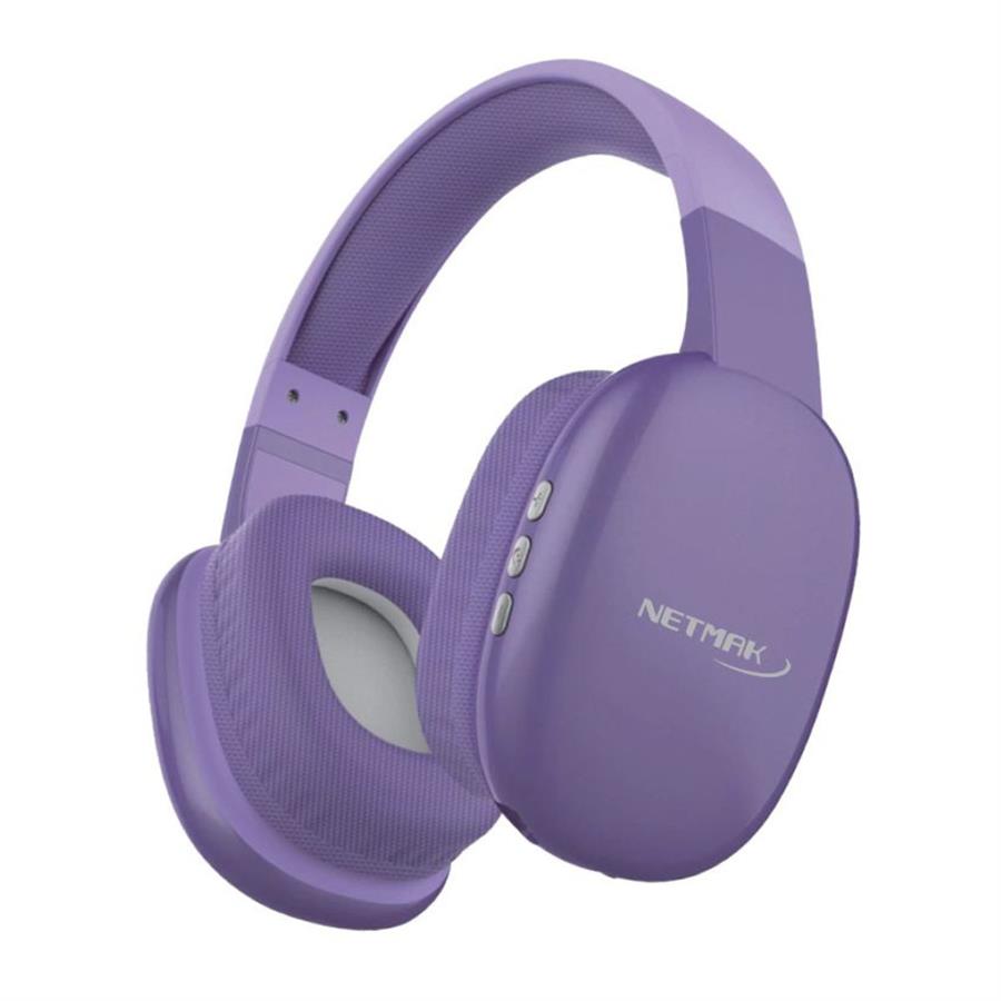 Auricular Inalámbrico Bluetooth Netmak NM-VOLT- Violeta dual