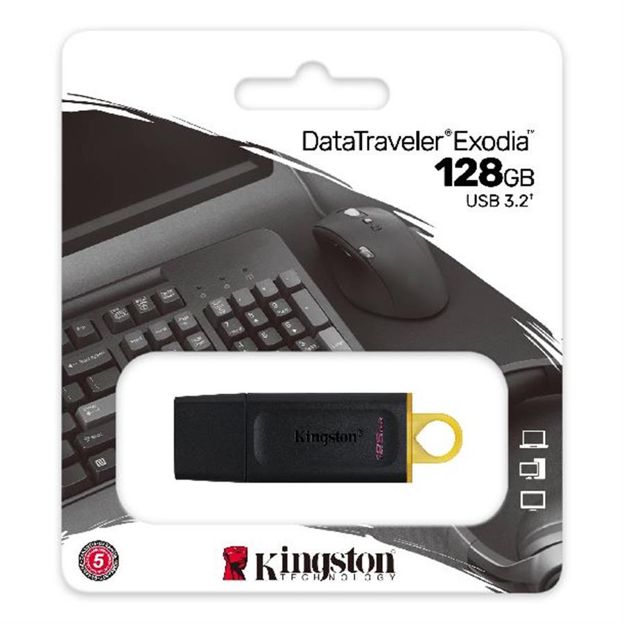 Pendrive Kingston Datatraveler Exodia 128GB 3.2