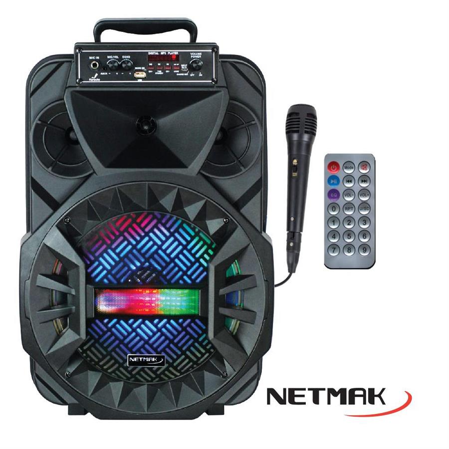 Parlante Bluetooth NETMAK NM-ATR4682   12"