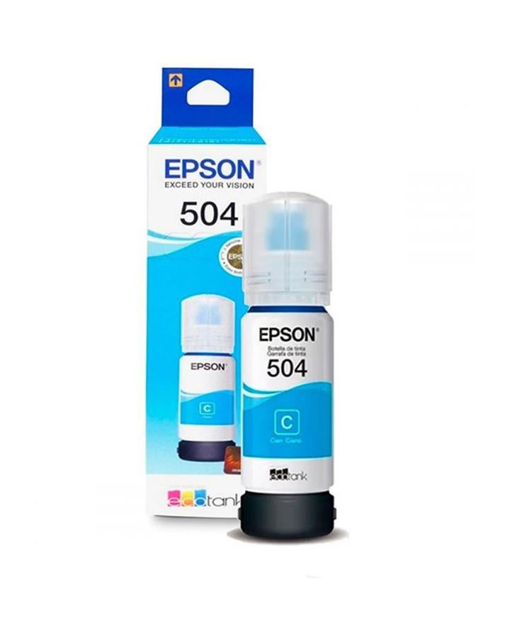 Tinta Epson 504 ORIGINAL 70 ML CYAN