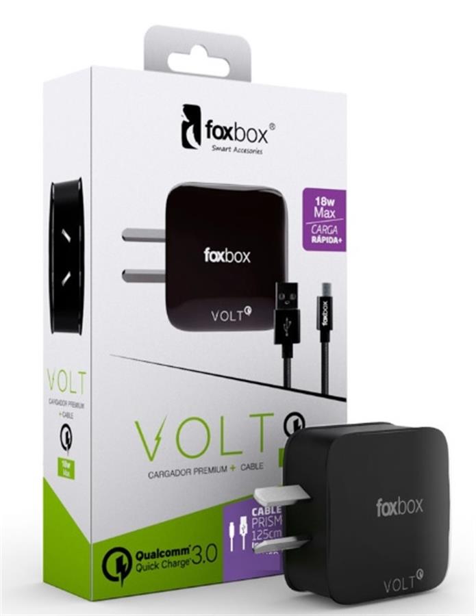 Cargador Volt 3.1A Micro USB Foxbox