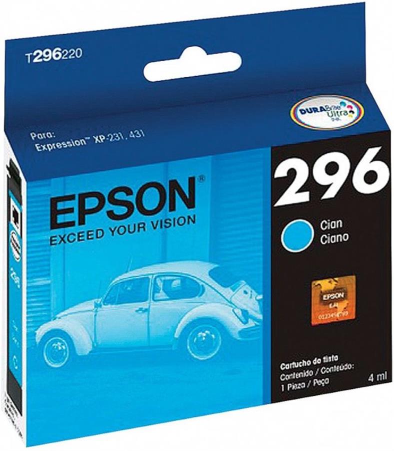 Cartucho Epson 296 ORIGINAL CIAN