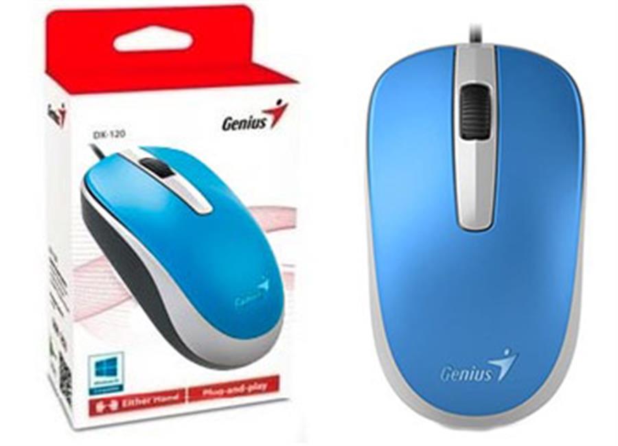Mouse USB Genius DX-120 Azul