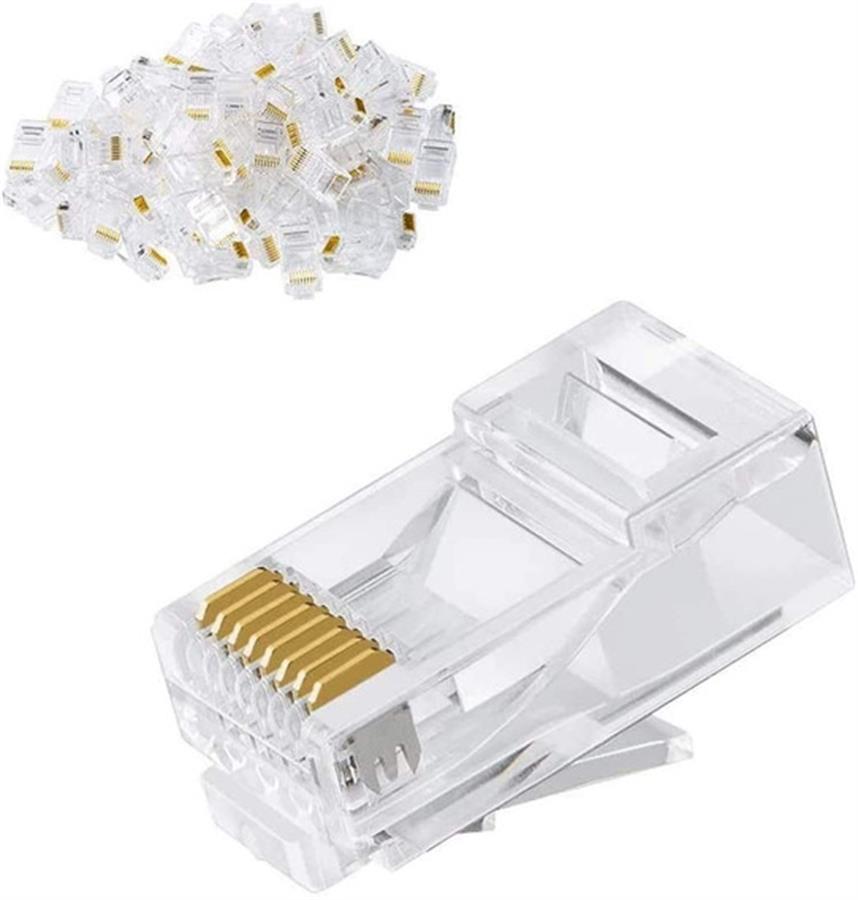 Bolsa Ficha RJ45 Cat5e x 100u. ReguVolt / GLC
