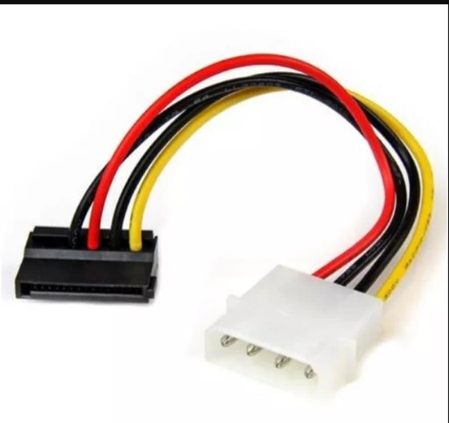 Cable molex a sata power simple 4p-15p  20cm