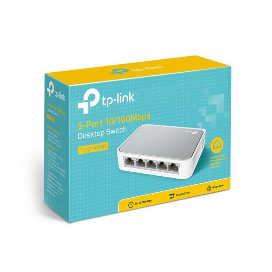 Switch TP-LINK 5 Puertos 10/100 Mbps SF1005D