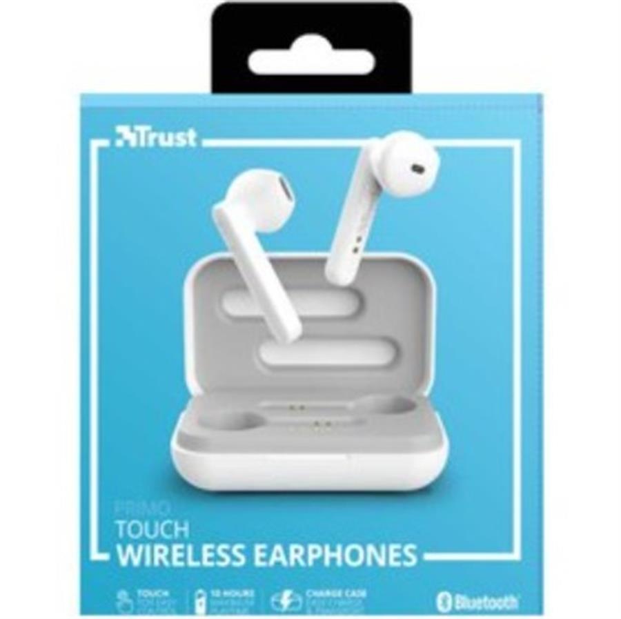 Auricular Inalambrico Trust Primo Touch White
