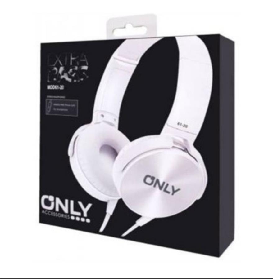 Auriculares con cable Only Extra Bass 6220 Blanco