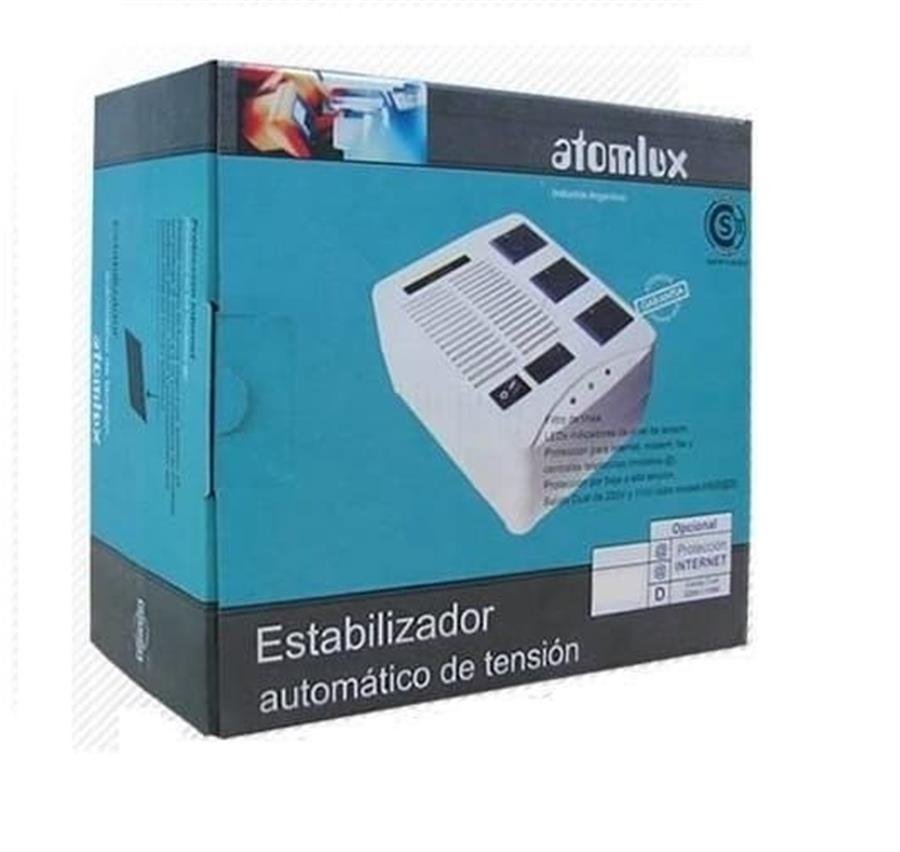 Estabilizador Atomlux 1000va 3 Bocas (H1000@)