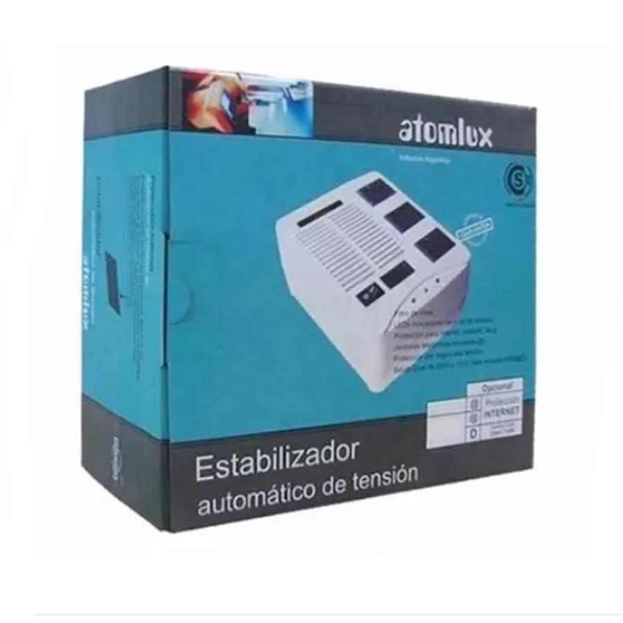 Estabilizador Atomlux 500va 3 Bocas (H500)