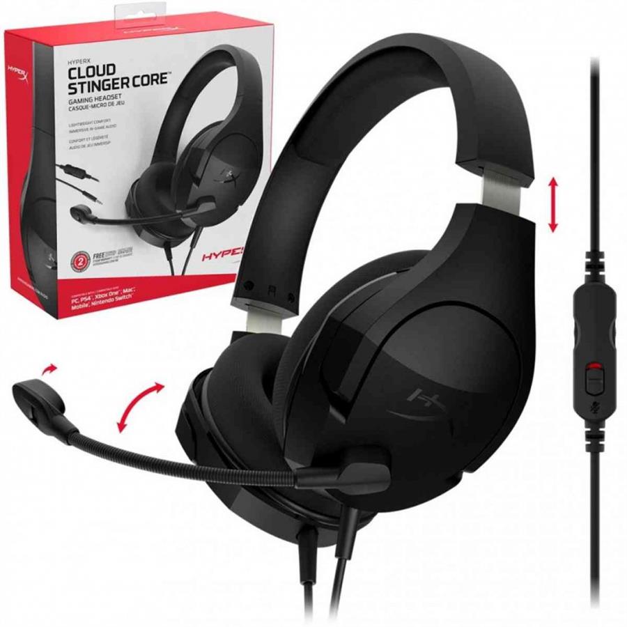 Auricular HyperX Cloud Stinger core pc/ps4/xbox (consultar colores)