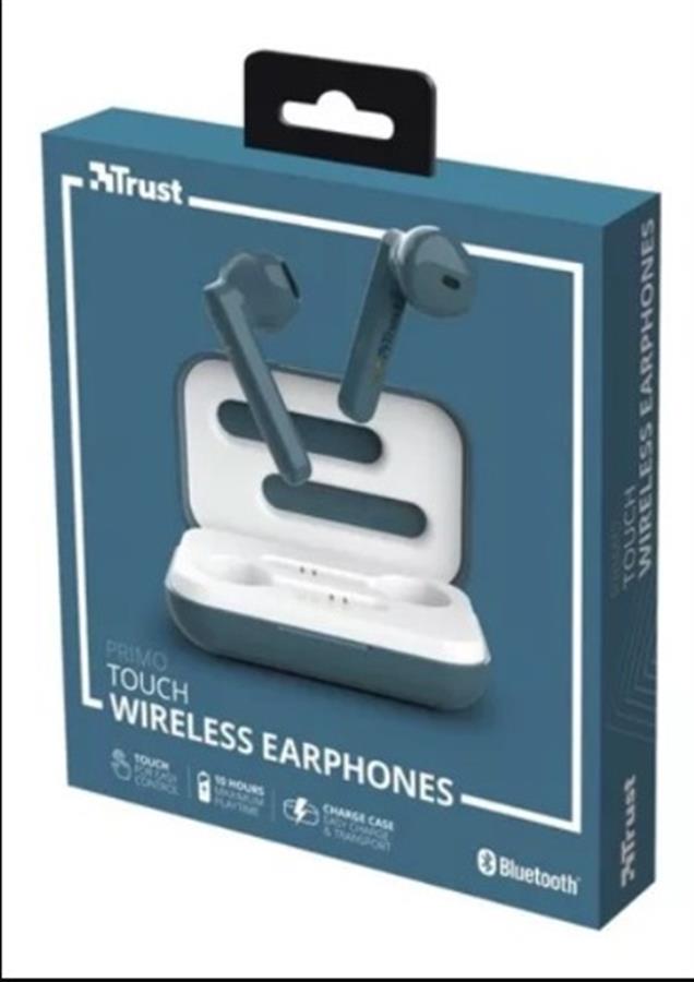 Auricular Inalambrico Trust Primo Touch Blue