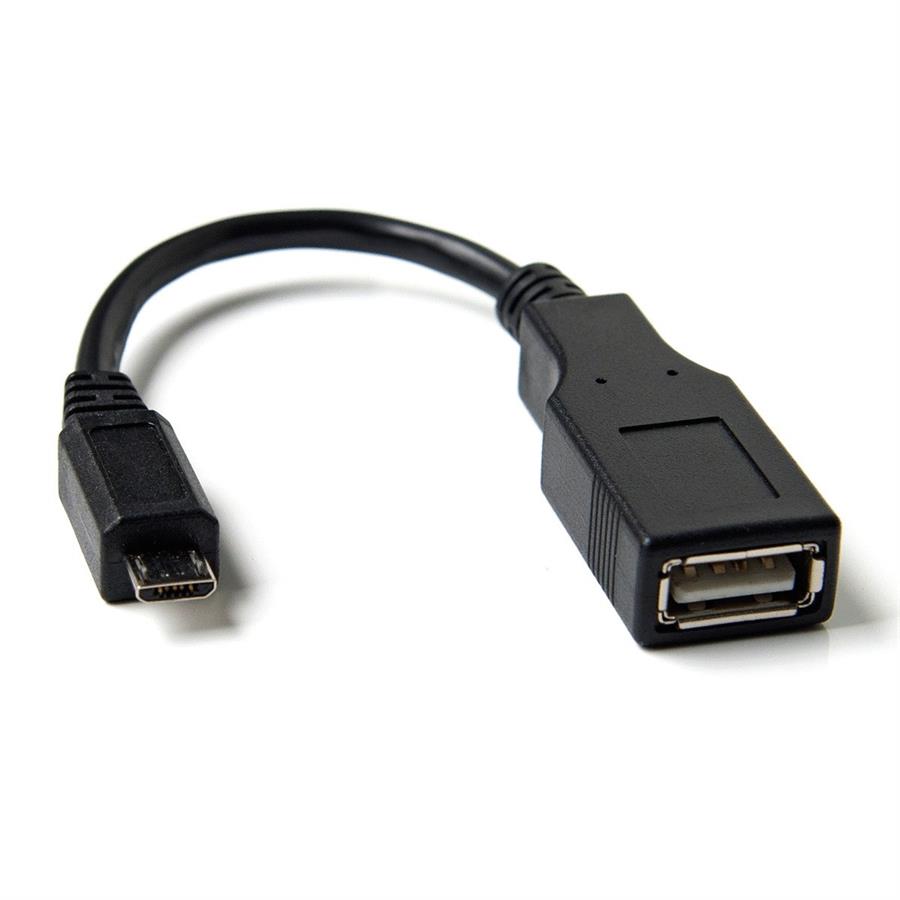 Adaptador  USB hembra OTG a Micro Usb intco