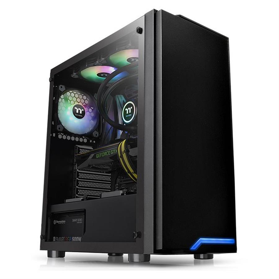 Gabinete Thermaltake H100 TG Negro