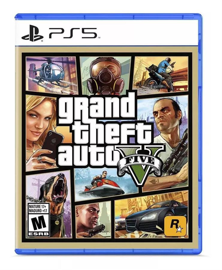 GRAND THEFT AUTO V PS5 fisico