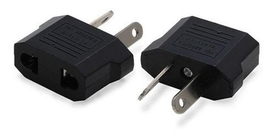 Adaptador de 110v H a 220V M recto a oblicuo