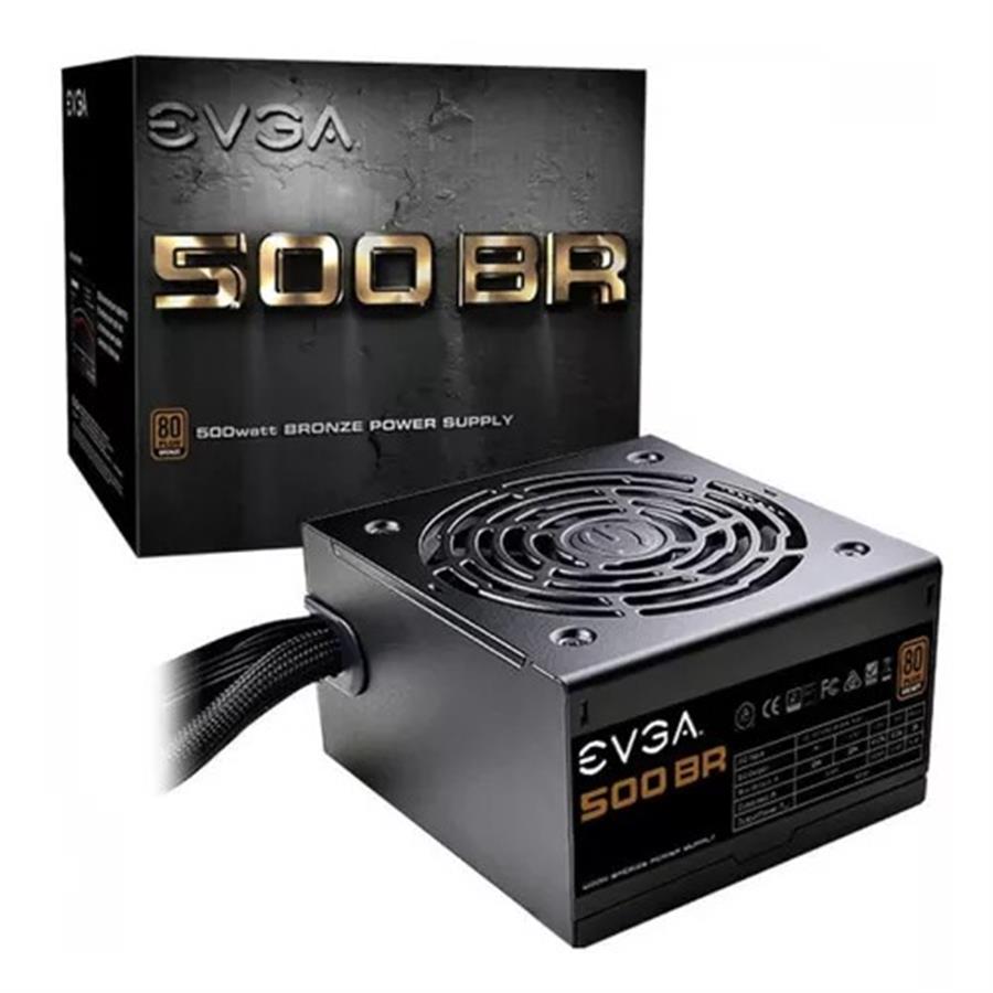 Fuente Gamer EVGA 500W BR 80 Bronze