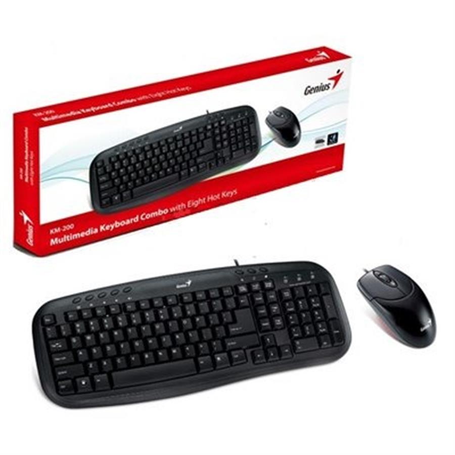 Teclado + Mouse Genius KM-200