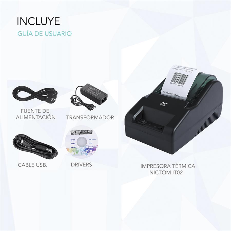 Impresora Térmica Nictom IT02 58 mm