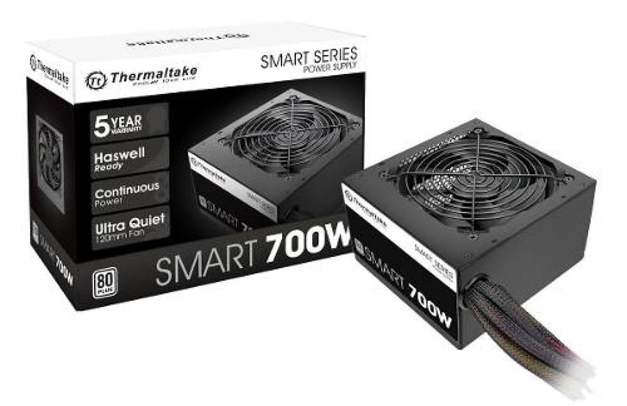 Fuente Gamer Thermaltake Smart White 700W 80 Plus