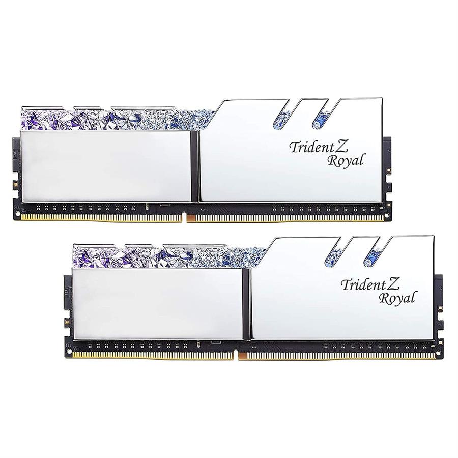 Memoria Gskill Trident Z Royal Silver 16GB RGB (2X8) (DDR4) (3600 MHz)