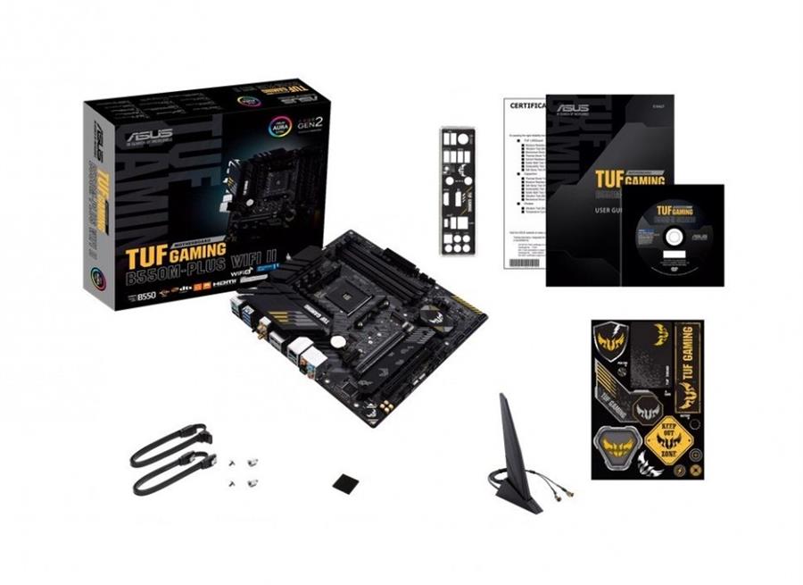 Motherboard Asus TUF Gaming B550M-PLUS (WI-FI) II (AM4)(DDR4)