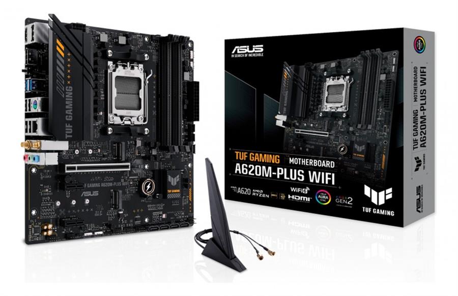 Mother Asus Tuf Gaming A620M-PLUS WIFI (AM5) (DDR5)