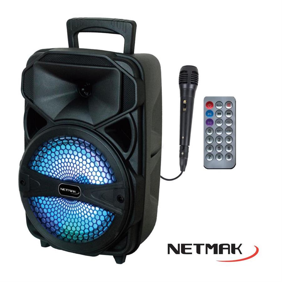 Parlante Bluetooth Netmak NM-FAMA  8"