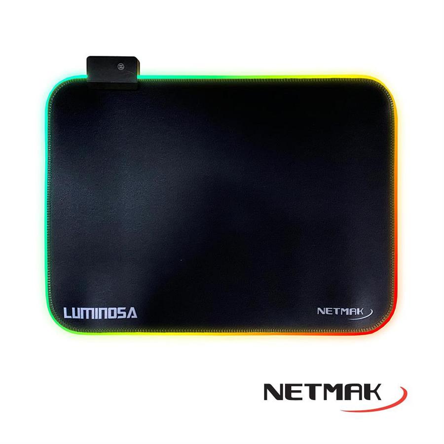 Pad Mouse LUMINOSA Netmak RGB (NM-LUMINOSA) 30x25x3cm