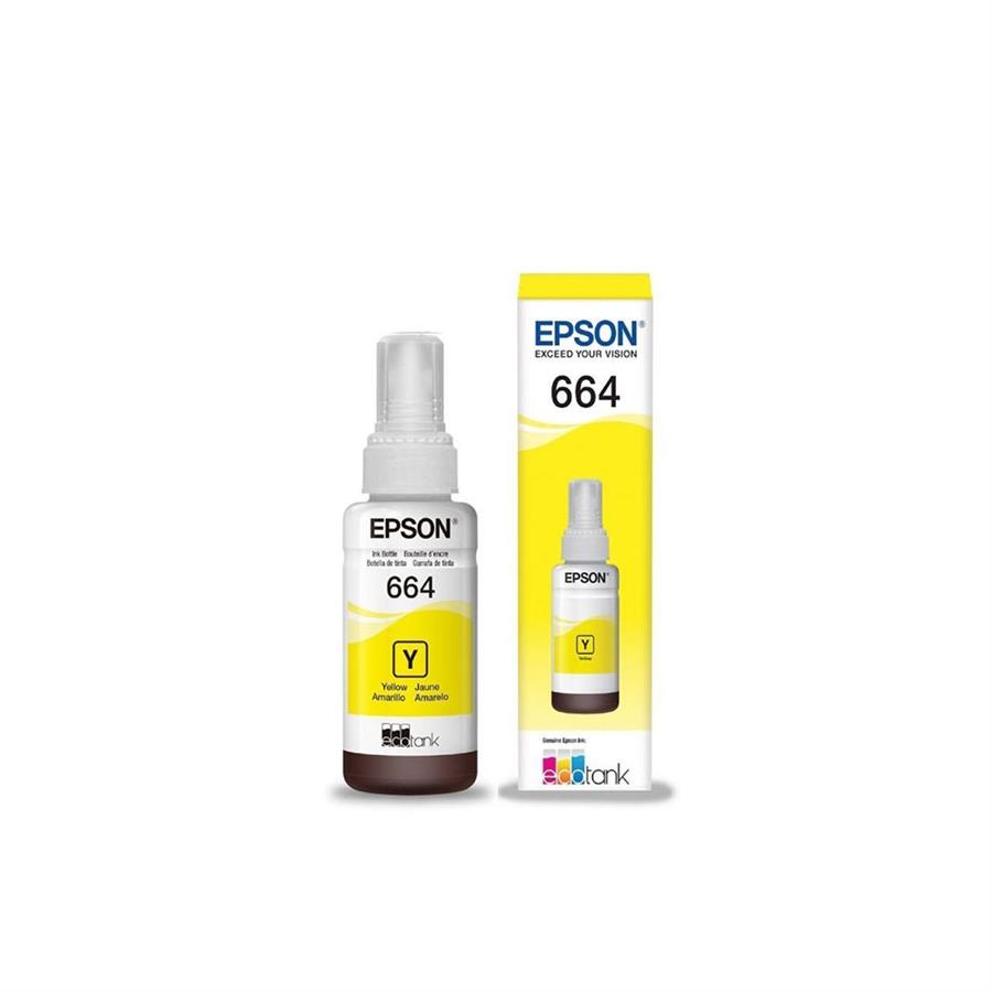 Tinta Epson 664 ORIGINAL 70 ML AMARILLO