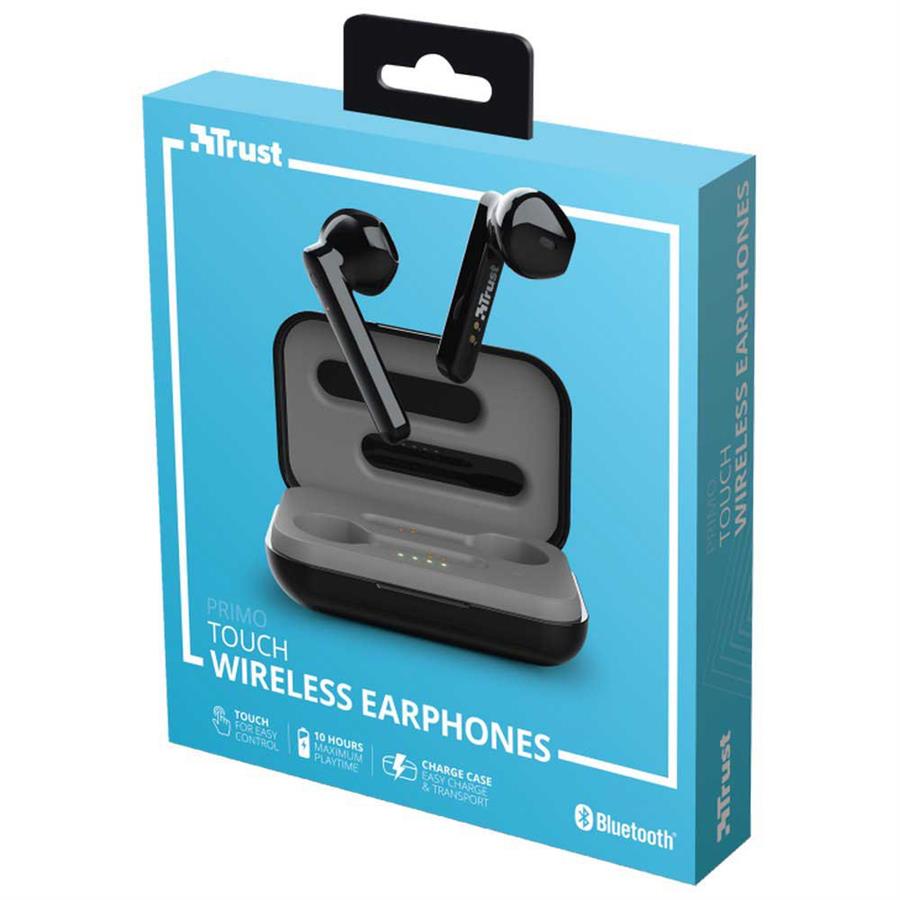 Auricular Inalambrico Trust Primo Touch Black