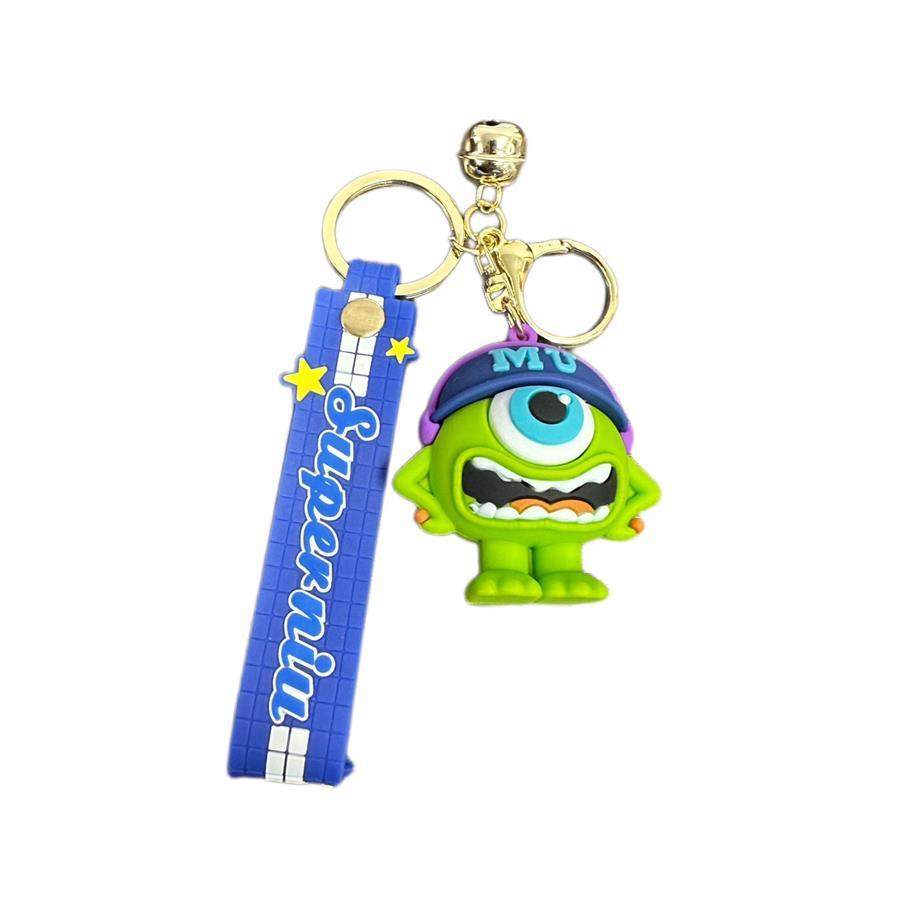 LLAVERO MONSTER INC MIKE WAZOWSKI GOMA 3D CON CORREA