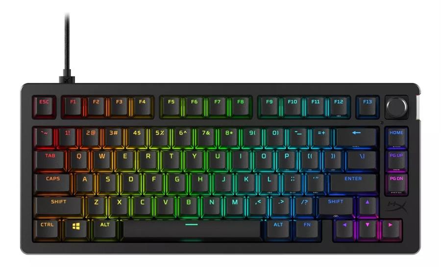 Teclado Gamer HyperX Alloy Rise 75% RGB Inteligente