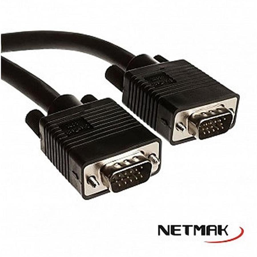 Cable VGA M/M 1.50 Mts Netmak (NM-C18)