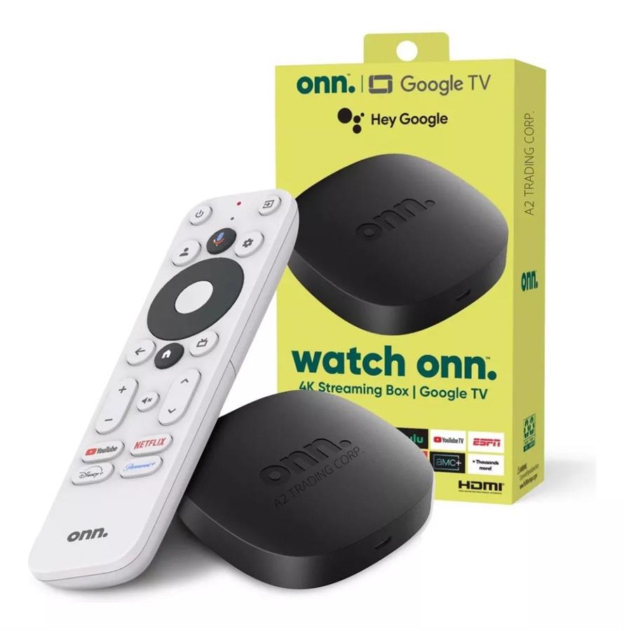 Onn 4K UHD Streaming TV Box Google TV 8GB 2GB ram