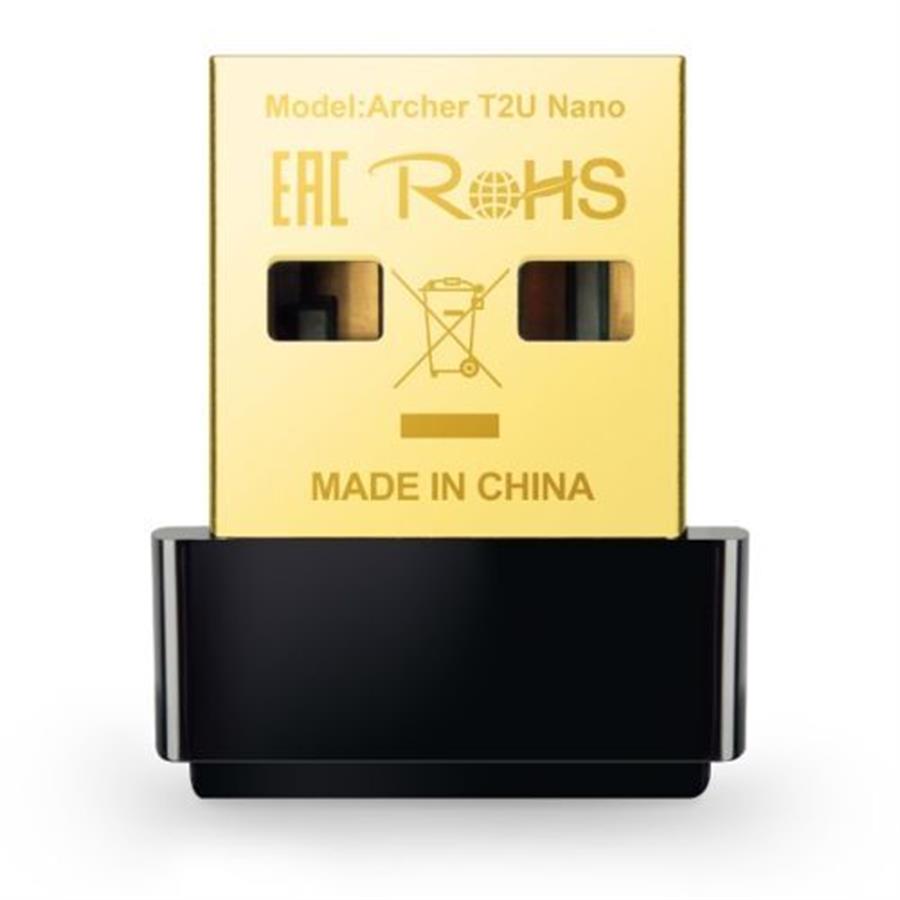 PLACA WIFI USB TP-LINK ARCHER T2U NANO | DUAL BAND 2.4GHZ Y 5GH (AC600) USAR