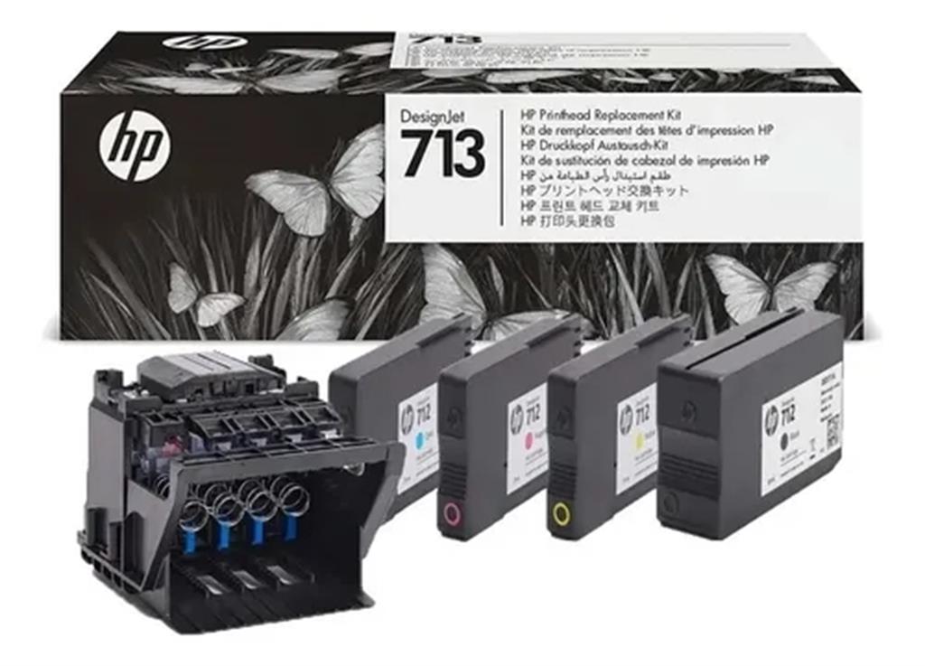 Kit de Repuesto Cabezal HP Designjet Negro, amarillo, magenta, cyan