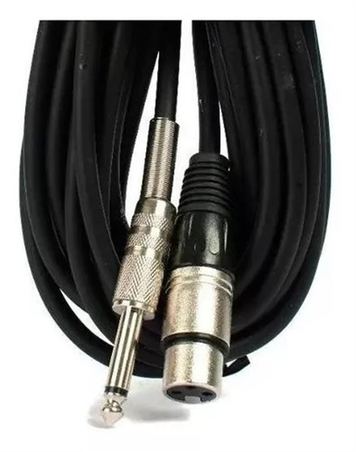 Cable de Audio Canon a 6.5 Mono Pronext 1Mts S3054