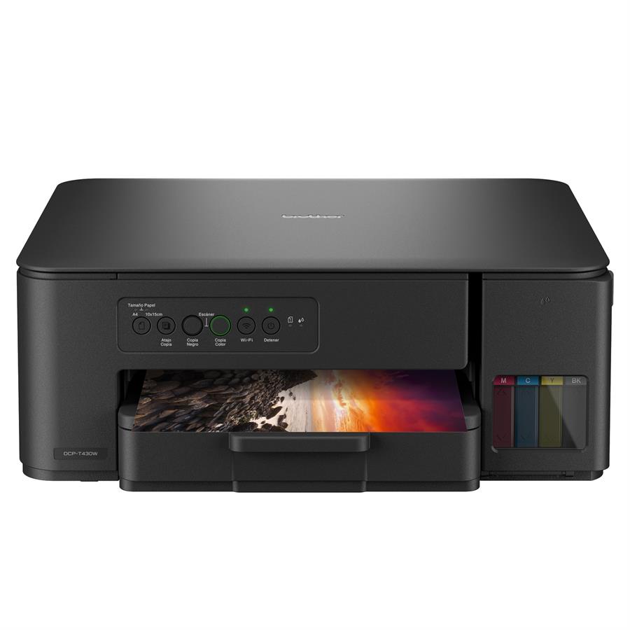 Multifuncion Inktank Brother DCP-T430W Sistema Continuo