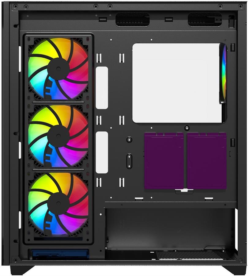 GABINETE GAMER RAIDMAX INFINITA i800 FISHTANK TG RGB