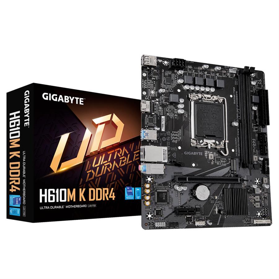 Mother Gigabyte H610M K DDR4 (LGA 1700) (12va/13va/14va Gen)