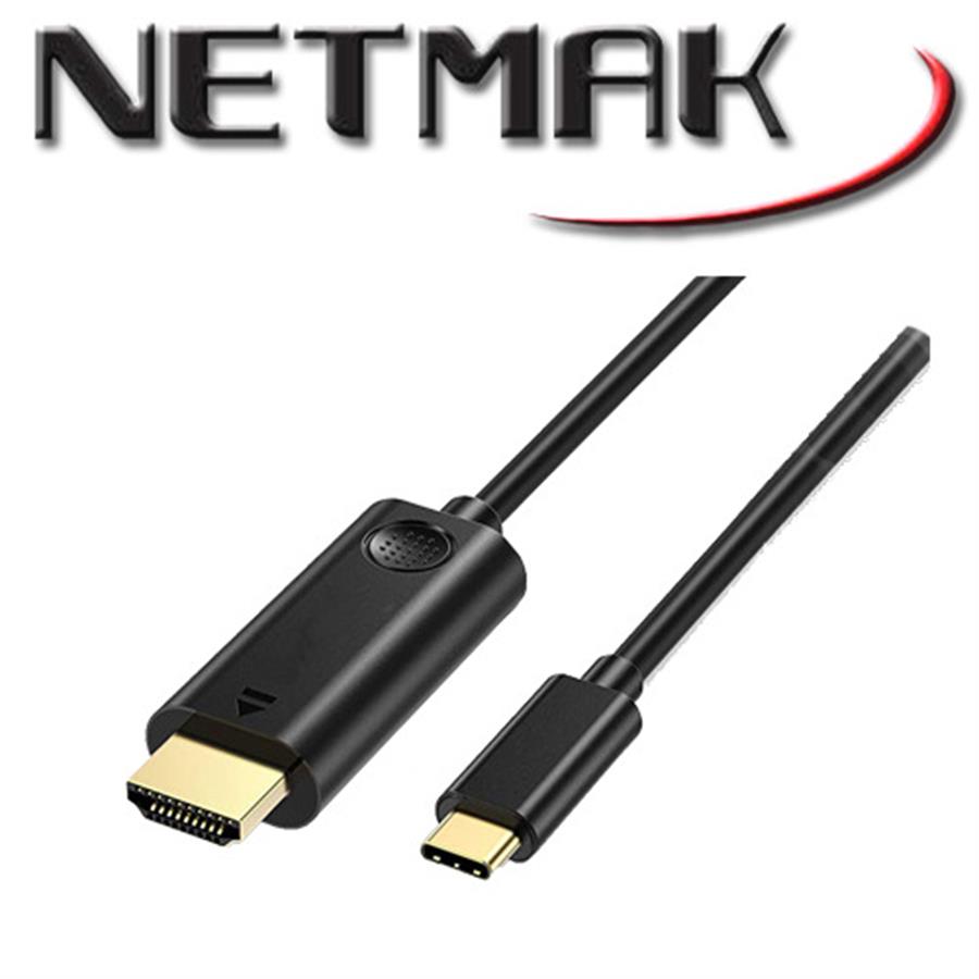 Cable USB C a HDMI 1.8M Netmak (nm tch2)