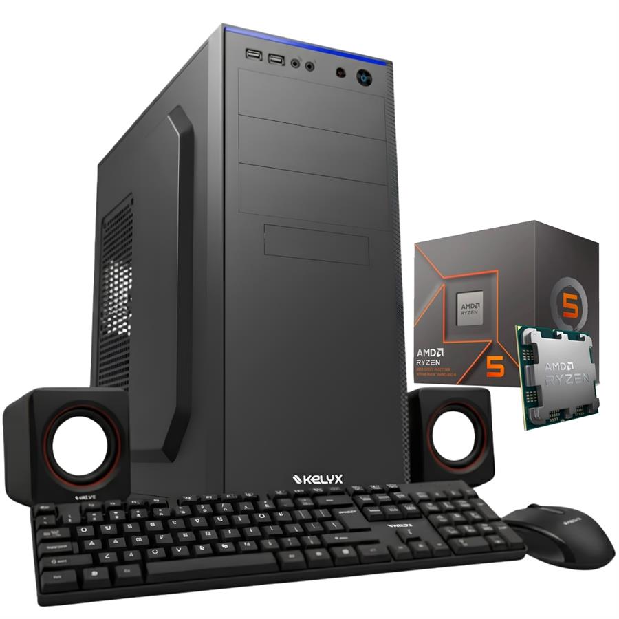 PC Armada de Oficina Ryzen 5 8500G 16 RAM (2x8GB) 5600MHz SSD M.2 512 GB