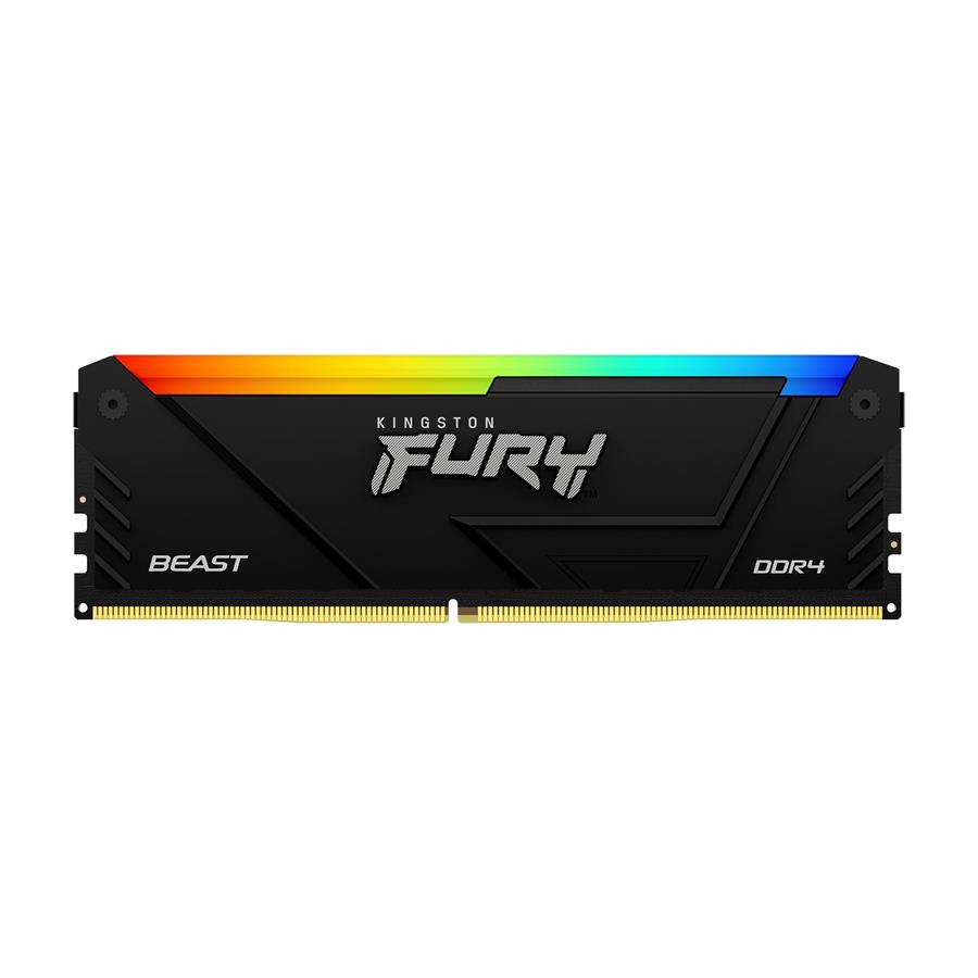Memoria DDR4 Kingston 16GB 3200 MHz FURY BEAST RGB