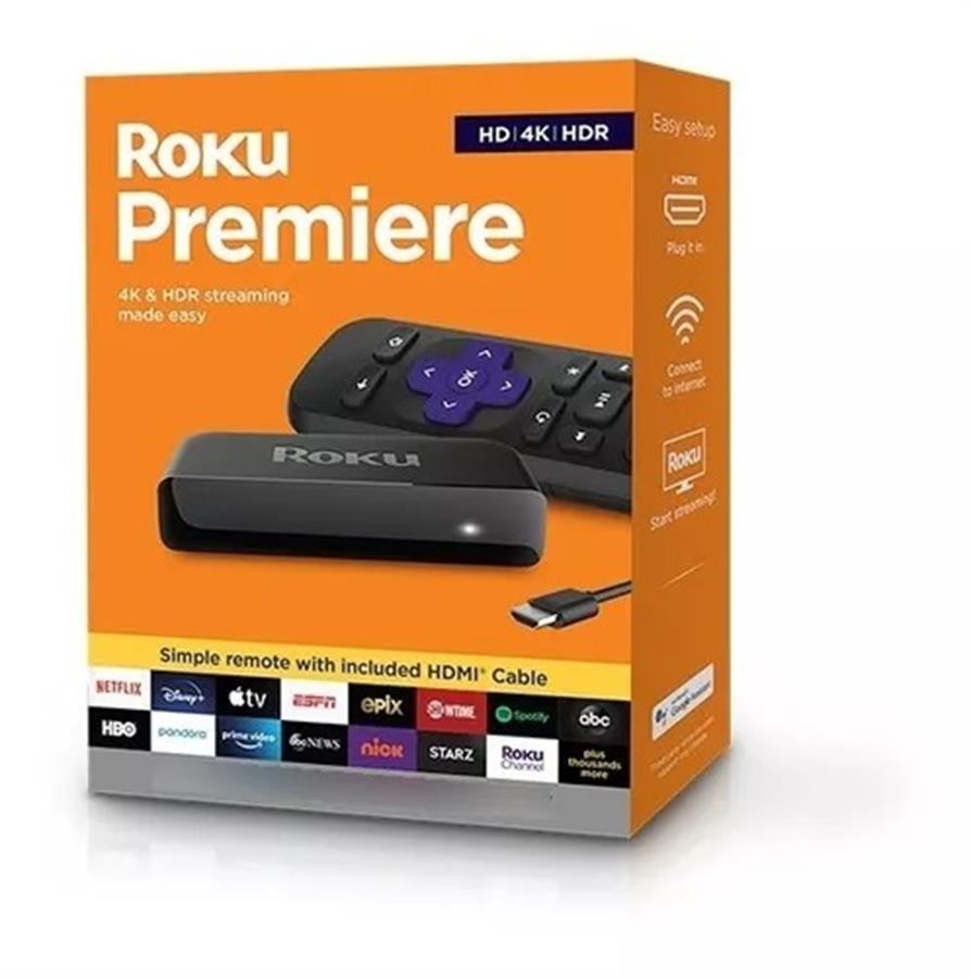 ROKU Premiere 4k (sin pilas, sin trafo)