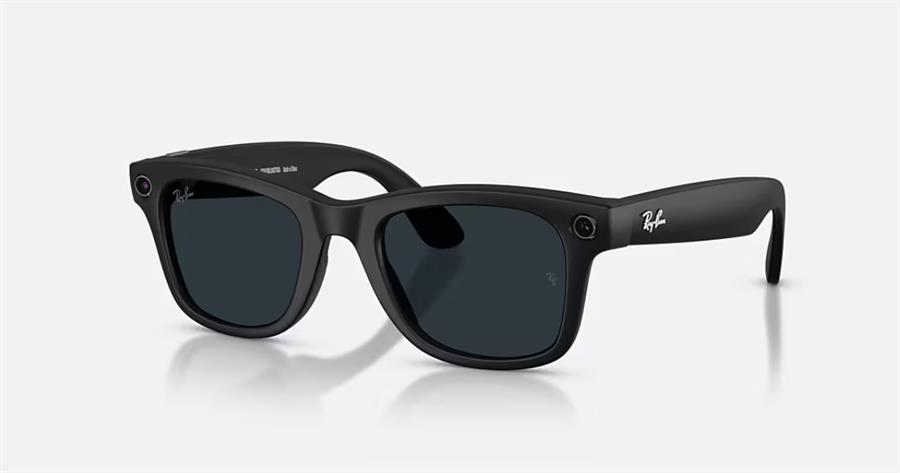 RAYBAN META 2DA GEN WAYFARER MATTE BLACK/CLEAR T150 S50 RW4012