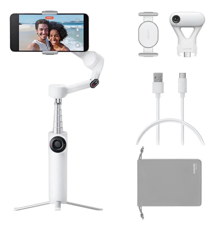 Insta360 Flow 2 Plus - Gimbal Plegable Con Seguimiento Ai
