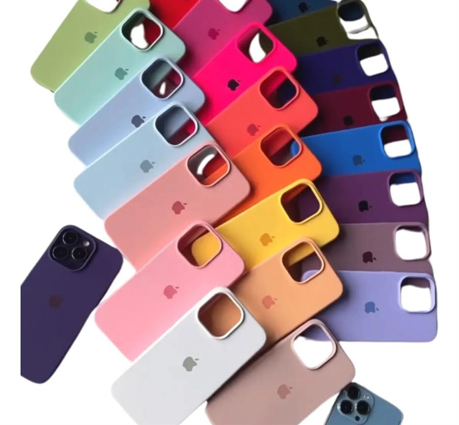 FUNDA SILICONA IPHONE 13 (CONSULTAR COLORES)